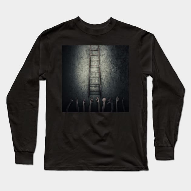 the ray of light in a nightmare Long Sleeve T-Shirt by psychoshadow